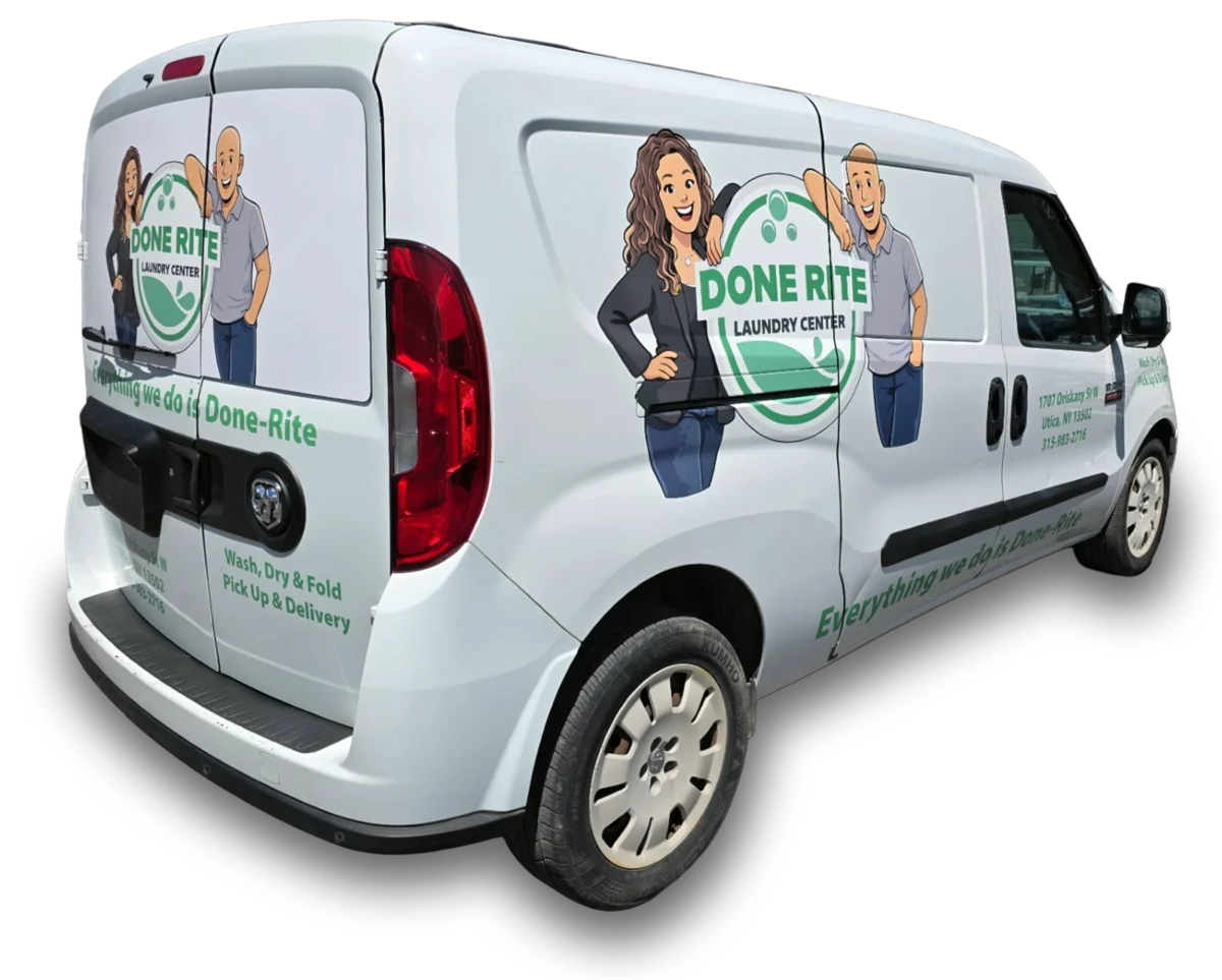 Done Rite Laundry Center Delivery Van